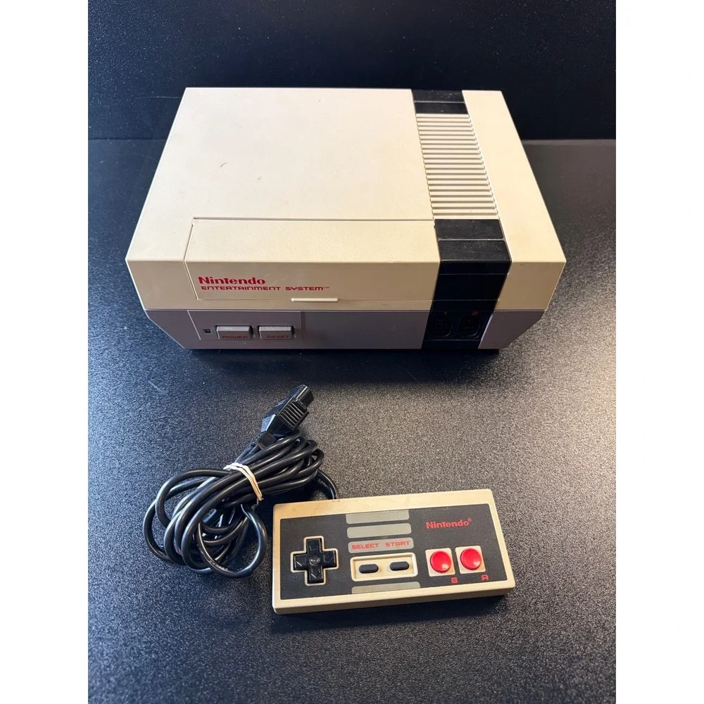Nintendo NES-001 Entertainment System Console OEM / W Controller Tested Working